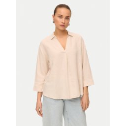 Vero Moda Блуза Linn 10310759 Бежов Loose Fit