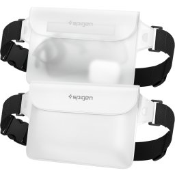 Водоустойчив калъф Spigen Aqua Shield WaterProof Waist Bag, 2 Pack, snow white