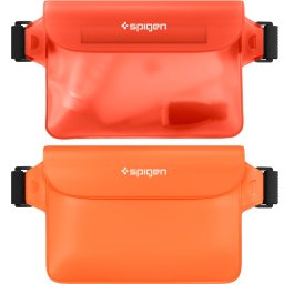Водоустойчив калъф Spigen Aqua Shield WaterProof Waist Bag, 2 Pack, sunset orange