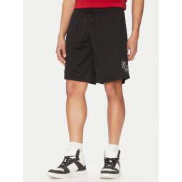 DC Спортни шорти ADYWS03082 Черен Regular Fit