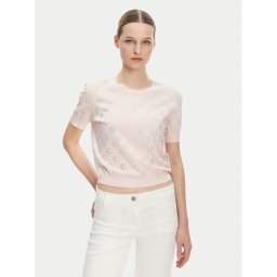 Guess Пуловер W5GR05 Z3D60 Розов Regular Fit