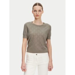 Guess Пуловер W5GR05 Z3D60 Кафяв Regular Fit