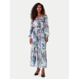 Guess Лятна рокля W5GT16 WH9Z2 Син Regular Fit