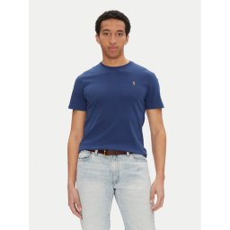Polo Ralph Lauren Тишърт 710740727092 Тъмносин Custom Slim Fit
