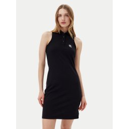 KARL LAGERFELD Ежедневна рокля A2W13041 Черен Slim Fit