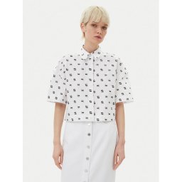 KARL LAGERFELD Риза A2W11033 Бял Relaxed Fit