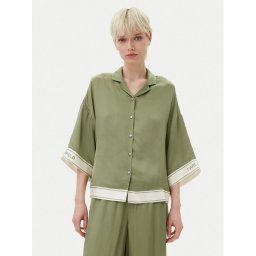 KARL LAGERFELD Риза A2W11037 Зелен Relaxed Fit