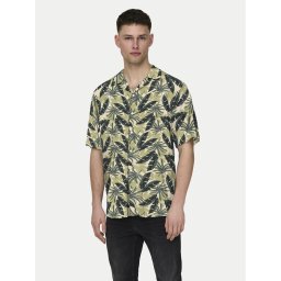 Only & Sons Риза Wayne 22028616 Зелен Regular Fit