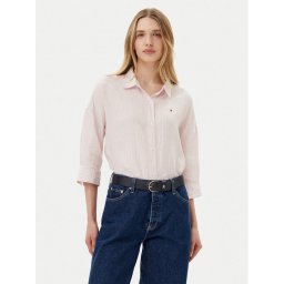 Tommy Hilfiger Риза WW0WW46169 Розов Loose Fit