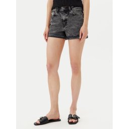 Noisy May Дънкови шорти Moni 27033697 Сив Slim Fit