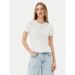 ONLY Тишърт Daniella 15350554 Бял Slim Fit