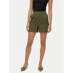 Vero Moda Шорти от плат Jesmilo 10279694 Зелен Regular Fit