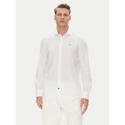Tommy Hilfiger Риза MW0MW39282 Бял Slim Fit