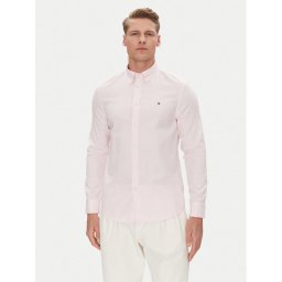 Tommy Hilfiger Риза MW0MW38556 Розов Slim Fit