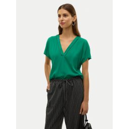 Vero Moda Блуза Bella 10327551 Зелен Regular Fit