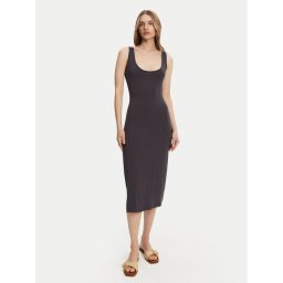 Billabong Плетена рокля EBJKD00114 Сив Regular Fit
