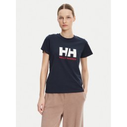 Helly Hansen Тишърт Logo 54593 Тъмносин Regular Fit