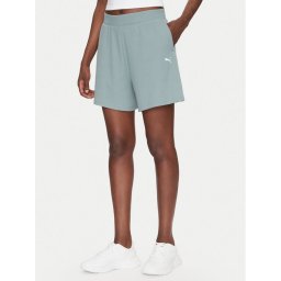 Puma Спортни шорти ESS Elevated 5" 685026 Зелен Regular Fit
