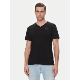 Schott NYC Тишърт TSCASUALV Черен Regular Fit