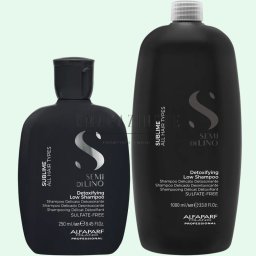 Alfaparf Professional Деликатен детоксикиращ шампоан 250/1000 мл. Semi Di Lino Sublime Detoxifying Low Shampoo