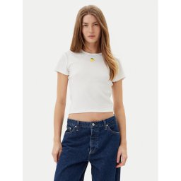 ONLY Тишърт Daniella 15350554 Бял Slim Fit