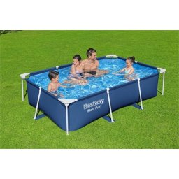 Басейн с метална конструкция Bestway Steel Pro 56403, 259 х 170 х 61 см