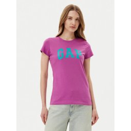 Gap Тишърт 776775-07 Виолетов Regular Fit