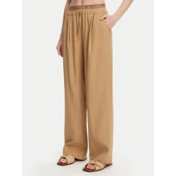 Marella Текстилни панталони Fred 2513131085 Бежов Wide Leg