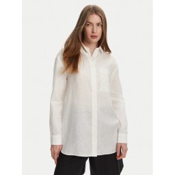 Max Mara Leisure Риза Noel 2516111018 Бял Regular Fit