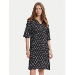 Max Mara Beachwear Ежедневна рокля Aidone 2516621079 Черен Relaxed Fit