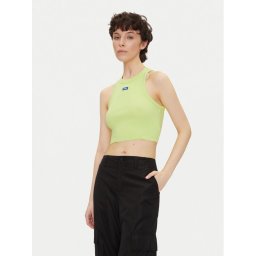 HUGO топ Baby Tank_B 50511450 Зелен Slim Fit