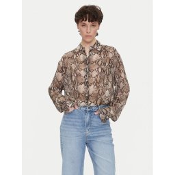 HUGO Риза The Boyfriend 50539779 Цветен Oversize