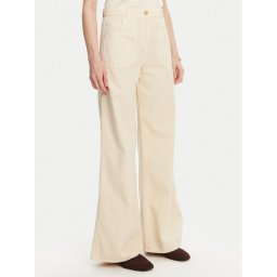 Luisa Spagnoli Дънки Ali 541943 Бежов Flare Fit