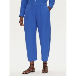 Gap Текстилни панталони 713952-05 Син Regular Fit