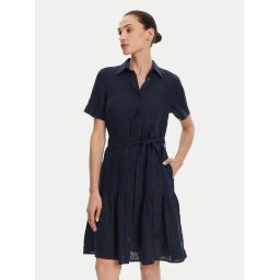 Gant Рокля тип риза 4503434 Тъмносин Regular Fit