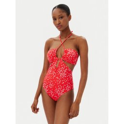 Roxy Бански костюм Pt Beach Classics ERJX103701 Червен