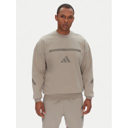adidas Суитшърт Z.N.E. JP0383 Бежов Loose Fit