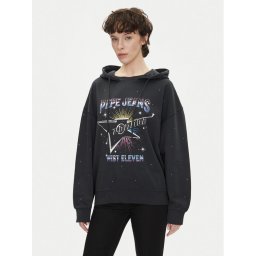 Pepe Jeans Суитшърт Lilian PL581469 Черен Loose Fit