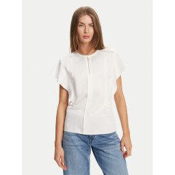 BOSS Блуза Beliniara 50540635 Бял Regular Fit