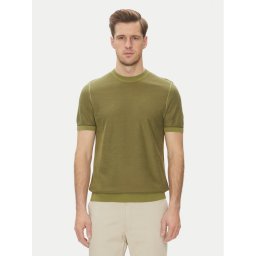 BOSS Тишърт Jianfranco 50537642 Зелен Regular Fit