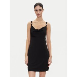 HUGO Коктейлна рокля Kirala 50536463 Черен Slim Fit