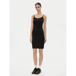 HUGO Ежедневна рокля Narya 50538896 Черен Slim Fit