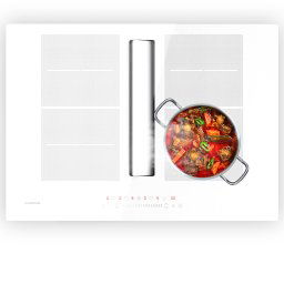 Klarstein Система Chef-Fusion Prime Down Air, 2 в 1, индукционен плот + абсорбатор, мощen 7200 W (CGCH3-Chef-Fus-72WH)