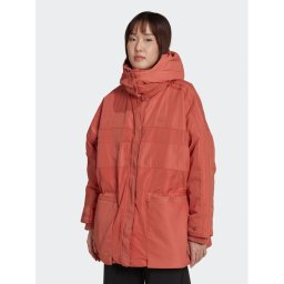 adidas Преходно яке Parka HK5248 Оранжев Loose Fit