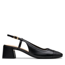 Обувки на ток Clarks Nyta45 Sling 26181320 Черен
