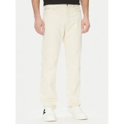 Calvin Klein Jeans Дънки J30J327539 Бял Straight Fit