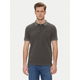 JOOP! Jeans Тениска с яка и копчета 15 JJJ-02Ambrosian 30045619 Черен Modern Fit
