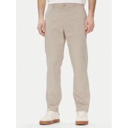 Calvin Klein Jeans Чино панталони LV040EM628 Бежов Slim Fit