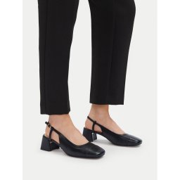 Clarks Обувки на ток Nyta45 Sling 26181320 Черен