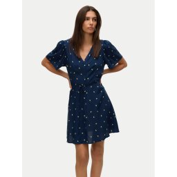 Vero Moda Лятна рокля Alba 10292845 Тъмносин Regular Fit